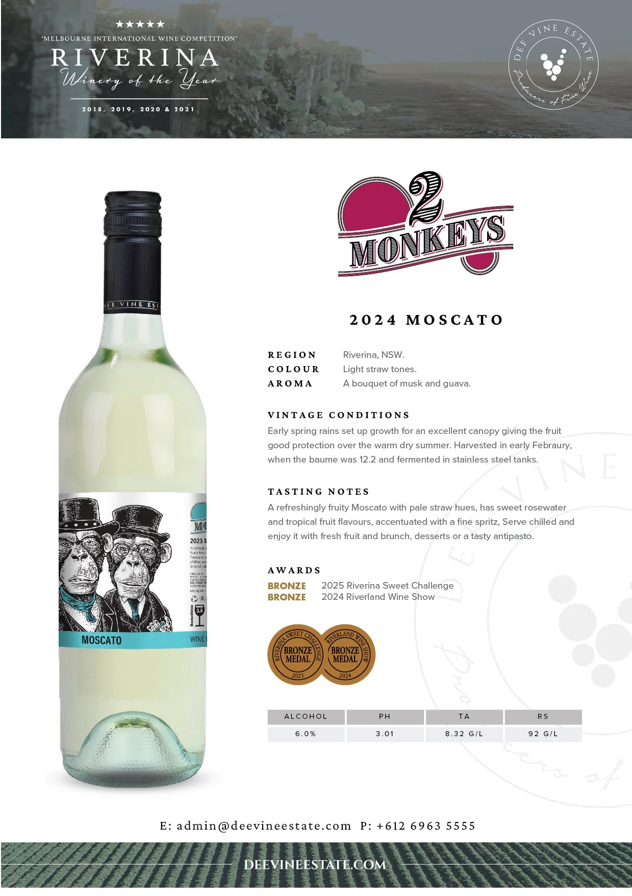 Milton Park 2025 Moscato Nouveau 2本セット Milton Park 2025